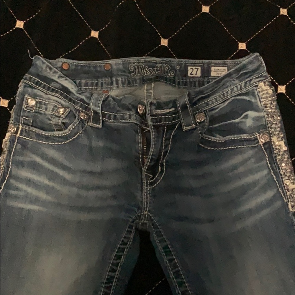 Miss Me signature boot cut jeans